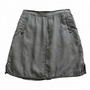 Sandwich_ Linen Skirt | Zipper Back With Front Pockets - Size Small